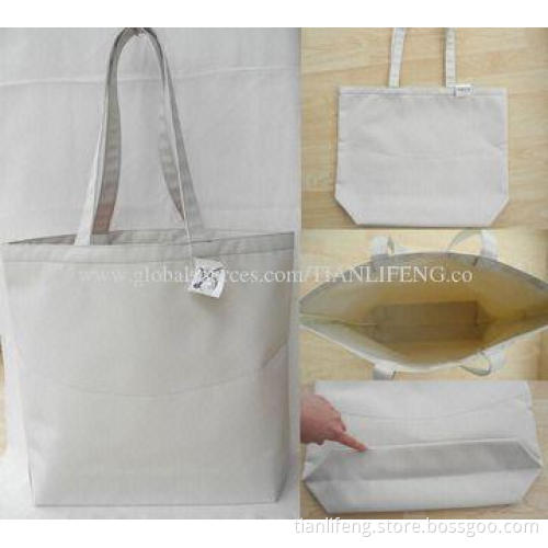 Reusable Reinforced Handle Shipping Tote Bag, Machine Washable